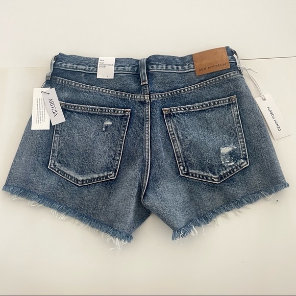NWT Denim Forum The Ex Boyfriend Shorts from Aritzia - Picture 3 of 10